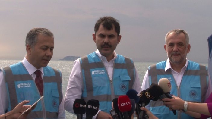 Bakan Kurum: Marmara 10 gün öncesine göre daha temiz -1