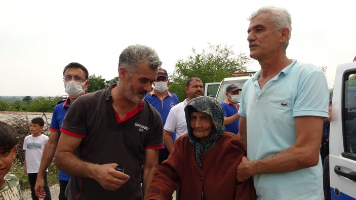 Kaybolan Emine ninenin kavuşma anı duygulandırdı -10