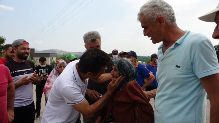 Kaybolan Emine ninenin kavuşma anı duygulandırdı -2