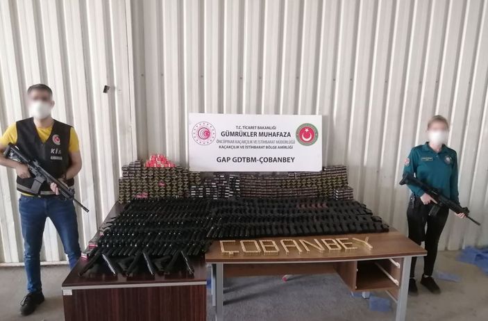 Beton mikserinde 270 kurusıkı tabanca ele geçirildi -1