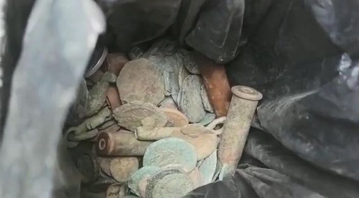 Otomobilde 486 parça tarihi eser ele geçti -2