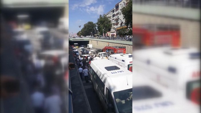 Sultangazi'de direksiyonda epilepsi krizi geçiren sürücü kaza yaptı -5