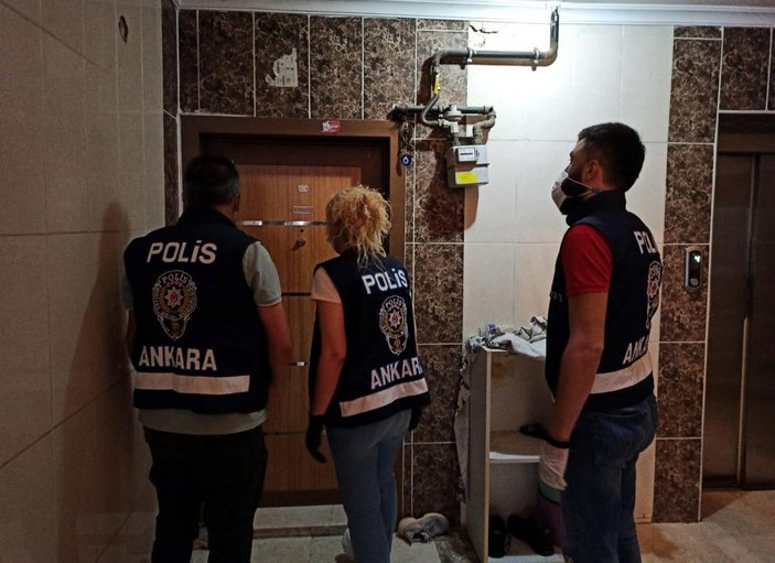 Ankara'da 10 adrese uyuşturucu baskını: 4 gözaltı -8