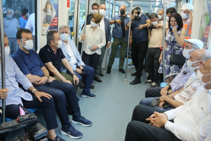 Antalya’da 3. Etap Raylı Sitemin test sürüşü CHP’li 10 büyükşehir belediye başkanının katılımıyla başladı -2
