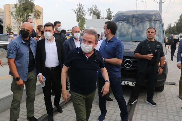 Antalya’da 3. Etap Raylı Sitemin test sürüşü CHP’li 10 büyükşehir belediye başkanının katılımıyla başladı -7