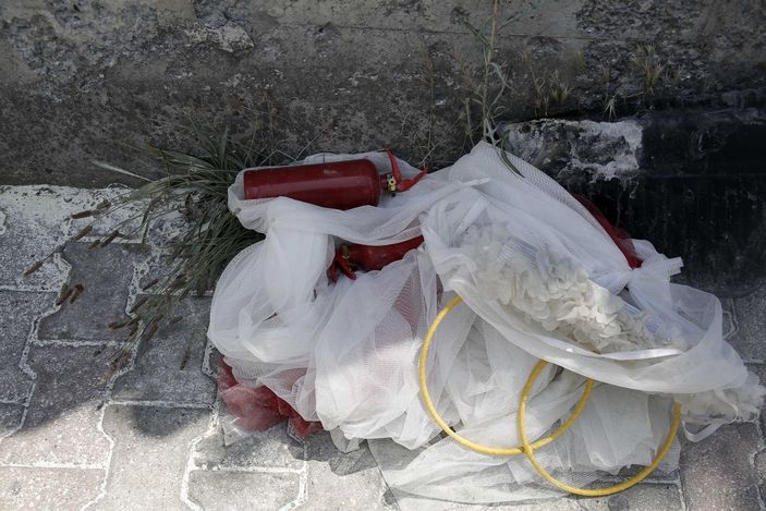 Sarıyer'de lüks gelin arabası yandı -4