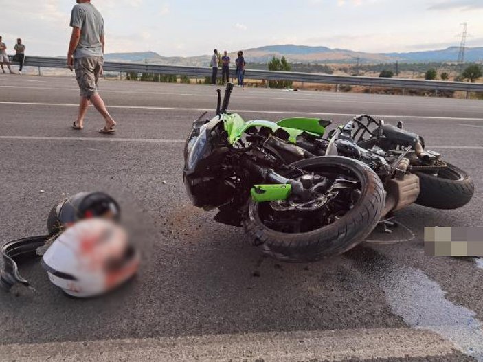Tunceli'de, motosiklet kazasında kolu toptu -10
