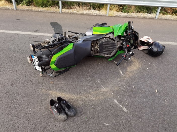 Tunceli'de, motosiklet kazasında kolu toptu -4
