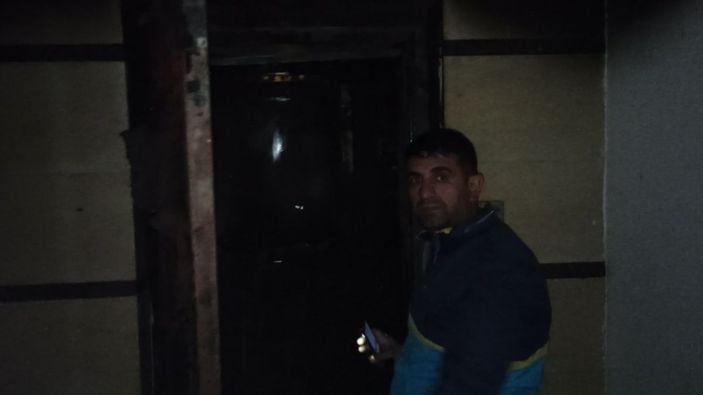 Asansörde çıkan yangın korkuttu -3