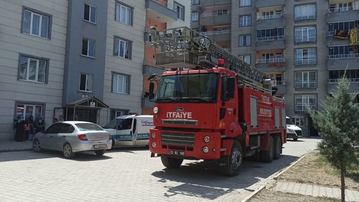 Asansörde çıkan yangın korkuttu -2