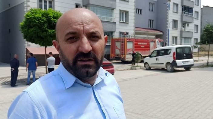 Asansörde çıkan yangın korkuttu -6