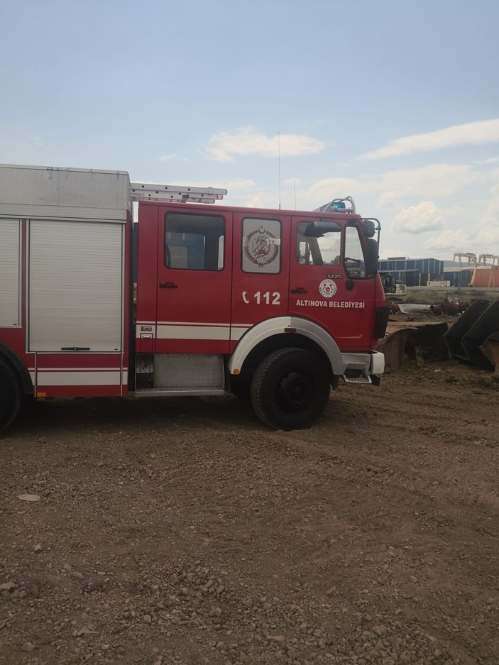 Hurda gemide yangın çıktı -5