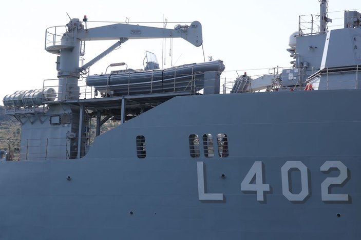 Mavi Vatan'ın koruyucusu TCG Bayraktar gemisinin içi ilk kez görüntülendi