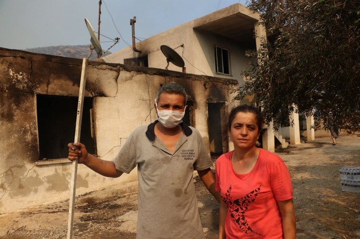 Evleri yanan vatandaşlar: Canımızı zor kurtardık -1