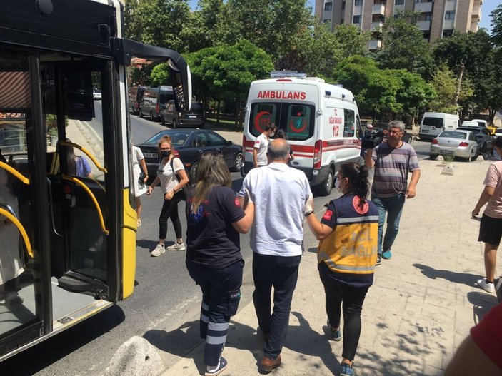 (Özel) Ataşehir’de HES kodu olmayan yolcu, otobüs şoförünü darp edip kaçtı -4