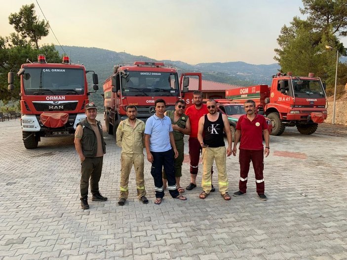 Antalya’dan dönen orman ekibini kurban keserek karşıladılar -1