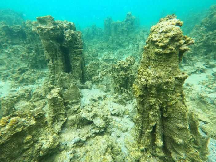 d Van Gölü'nde 30-40 metre uzunluğunda mikrobiyalitler görüntülendi -3