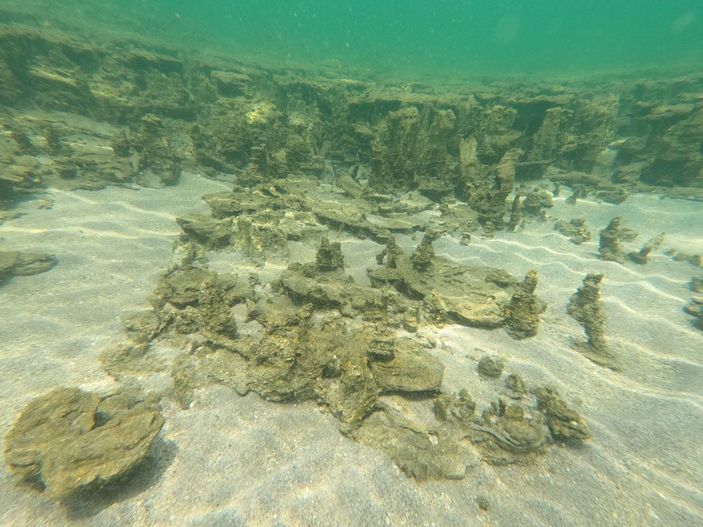 d Van Gölü'nde 30-40 metre uzunluğunda mikrobiyalitler görüntülendi -10