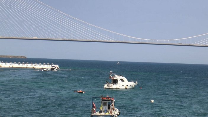 Fotoğraf Ek//Sarıyer'de su alan teknedeki 8 kişi kurtarıldı -3