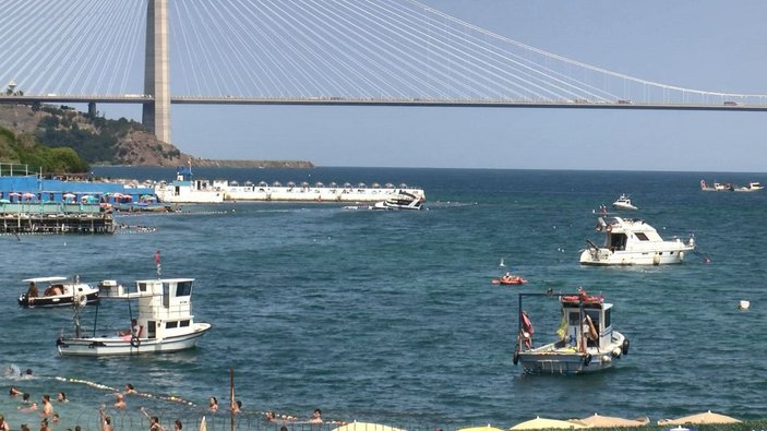 Fotoğraf Ek//Sarıyer'de su alan teknedeki 8 kişi kurtarıldı -8