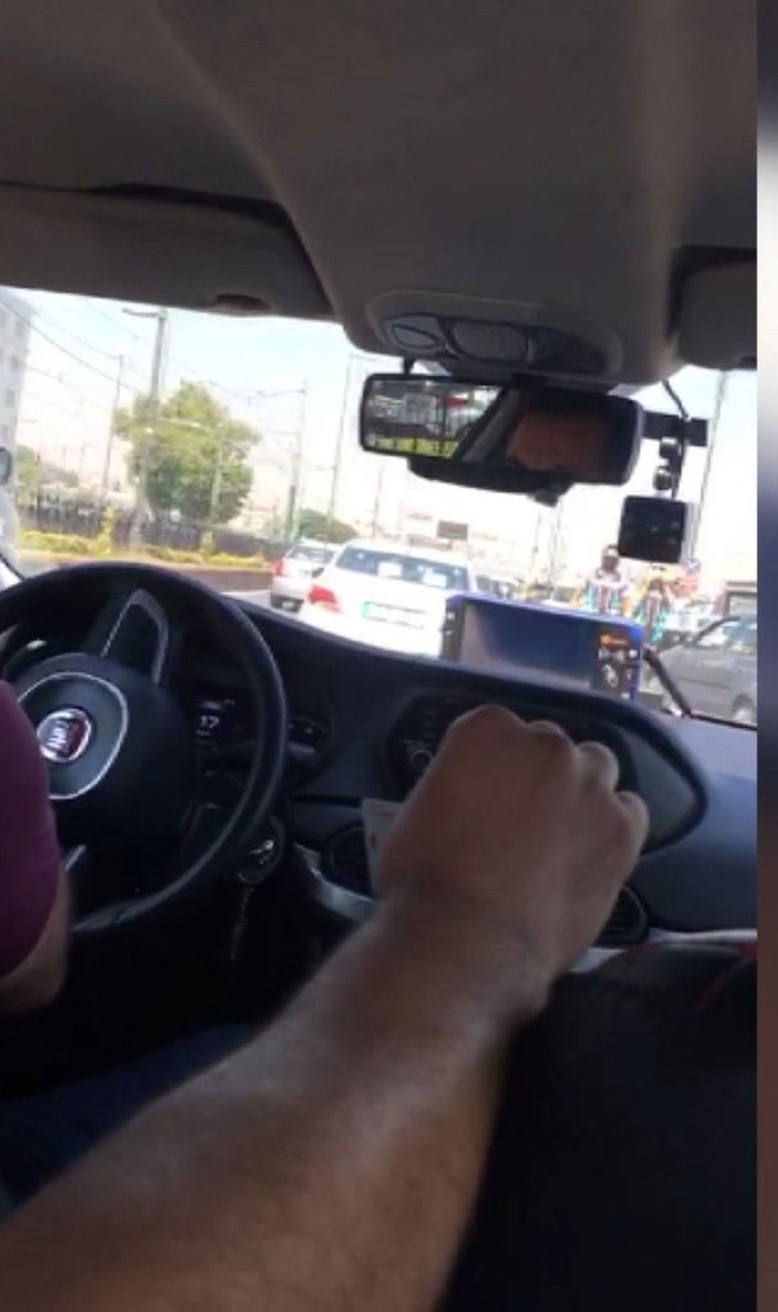 Polisi turist sanan taksici Taksim'den Şişli'ye 500 lira istedi -5