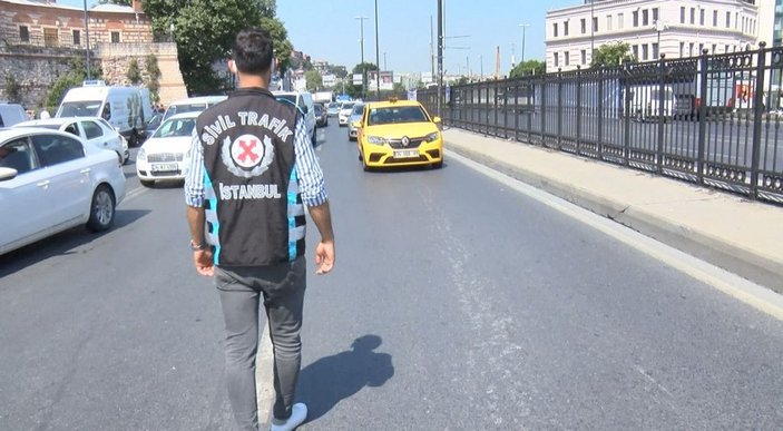 Polisi turist sanan taksici Taksim'den Şişli'ye 500 lira istedi -10