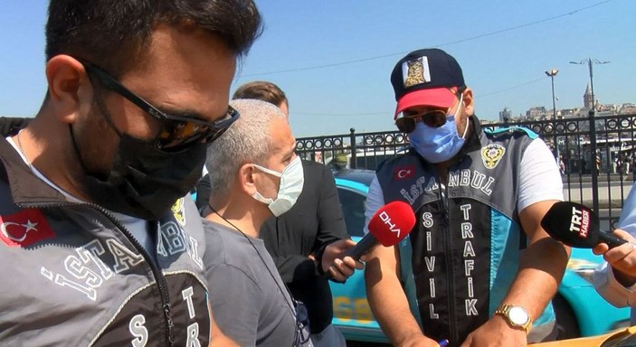 Polisi turist sanan taksici Taksim'den Şişli'ye 500 lira istedi -6
