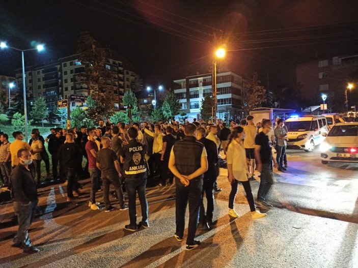 Ankara'da bıçaklı kavga sonrası sığınmacılara tepki: 2 yaralı -1