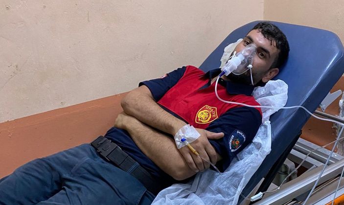 Akçakale’de arılar aileye saldırdı -3