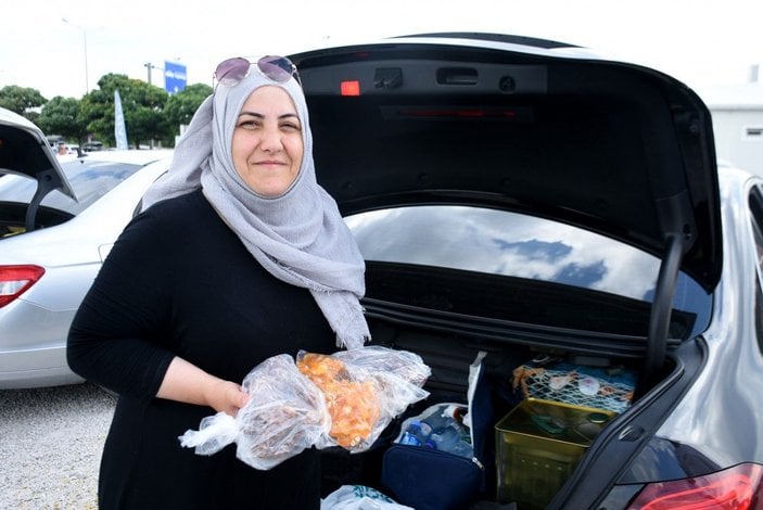 Dönüşe geçen gurbetçiler, ana vatan lezzetlerini de bagajlarında götürüyor -3