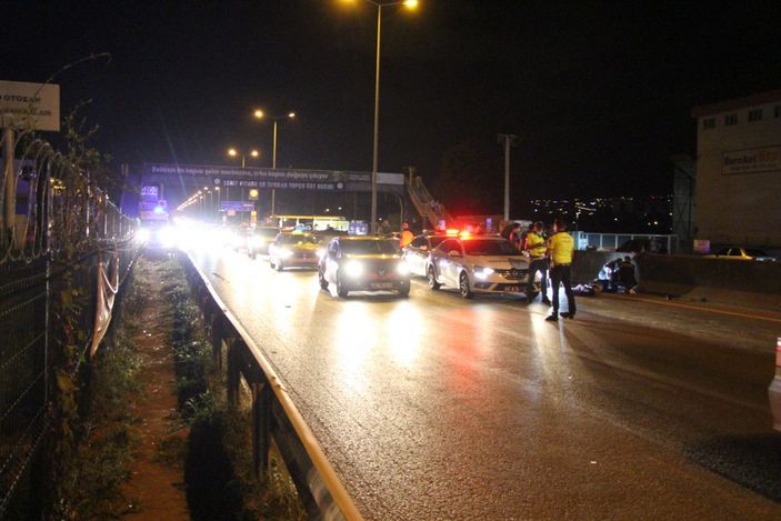 Üst geçidi kullanmadı canından oldu  -2