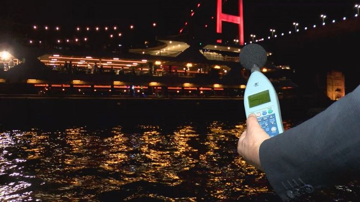 İstanbul boğazı'nda eğlence merkezlerine ve gezi teknelerine gürültü kirliliği denetimi -1