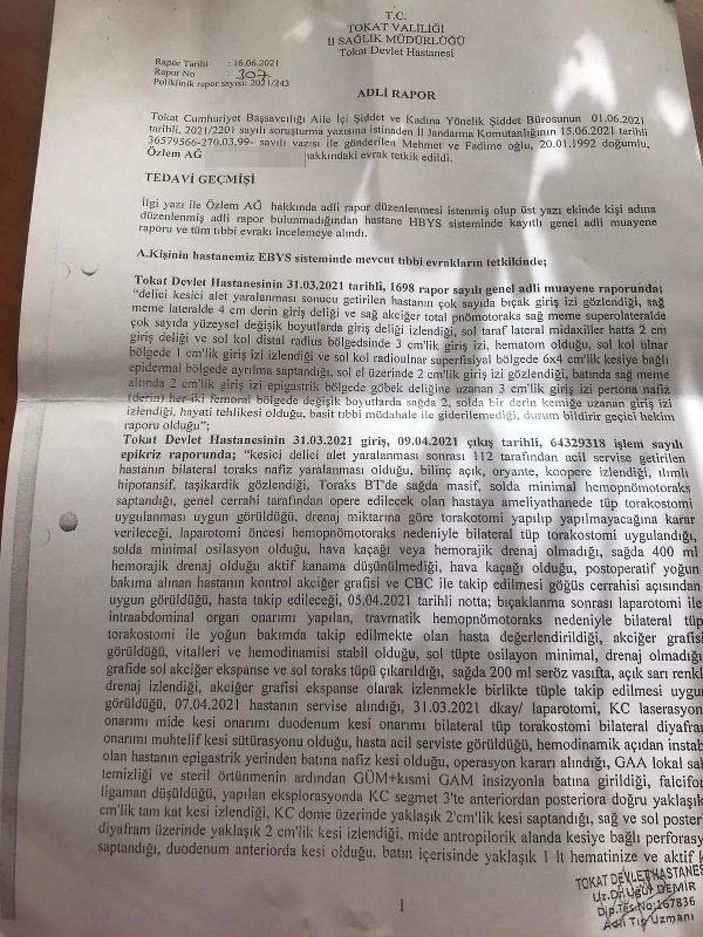 23 yerinden bıçaklayan eşinin tahliyesine isyan etti -8