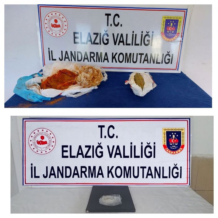 Salça kutusu ve kahve poşetinden esrar çıktı -1