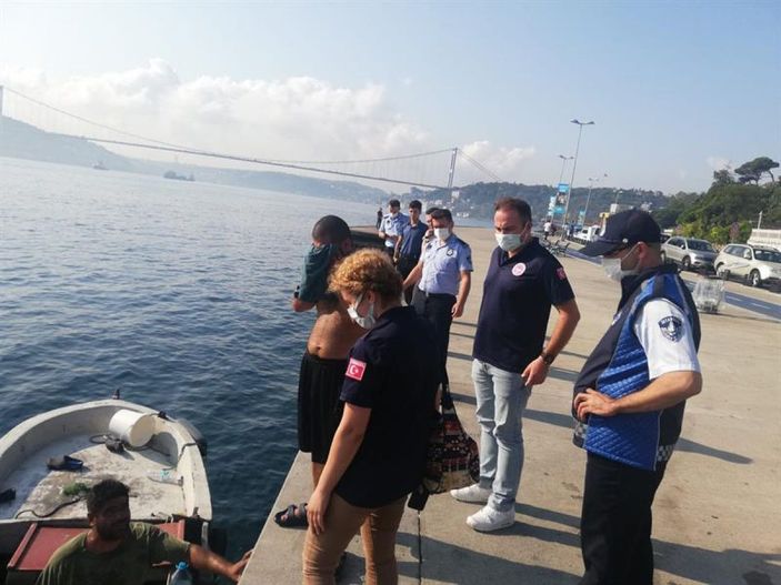 Sarıyer'de kaçak avlanan 1 ton midye ele geçirildi -1