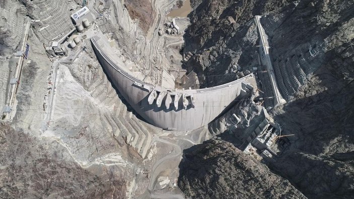 Türkiye'nin en yüksek barajı tamamlandı -7