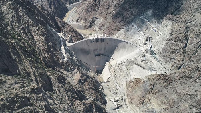 Türkiye'nin en yüksek barajı tamamlandı -8