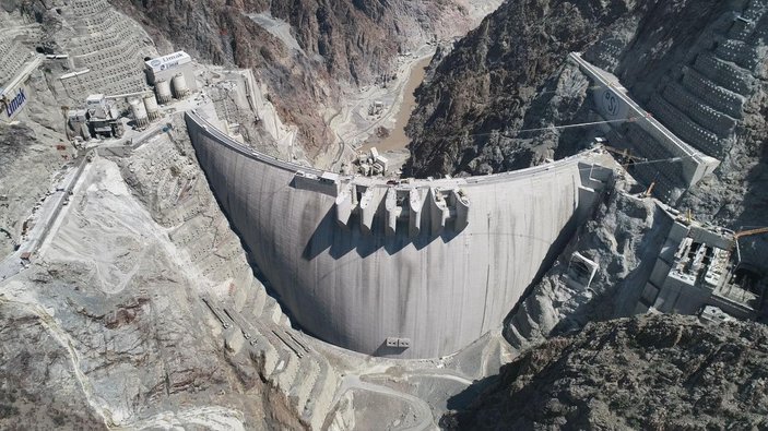 Türkiye'nin en yüksek barajı tamamlandı -9