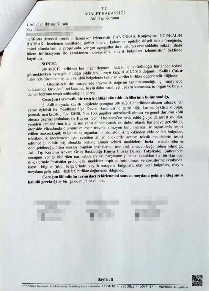 Saliha'nın nardaki ilaçtan ölümü adli tıp raporuyla kesinleşti -10
