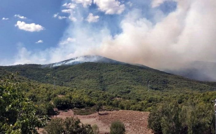Tunceli'de örtü yangını; havadan müdahale ediliyor -3