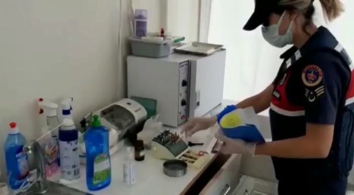 Kendisini dişçi olarak tanıtıp tedavi eden şahsın muayenehanesine operasyon -2