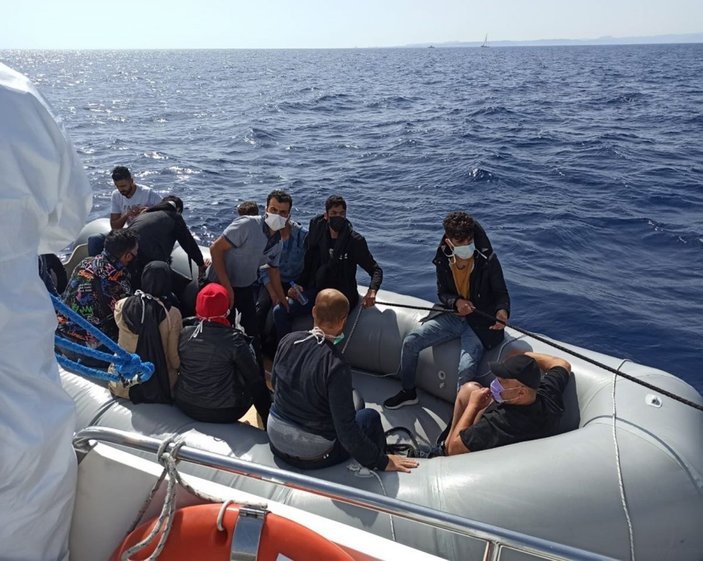 Marmaris ve Datça’da 132 göçmen kurtarıldı -6