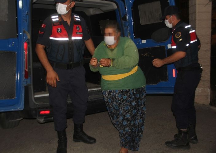 Baba katili kadın tutuklandı -1