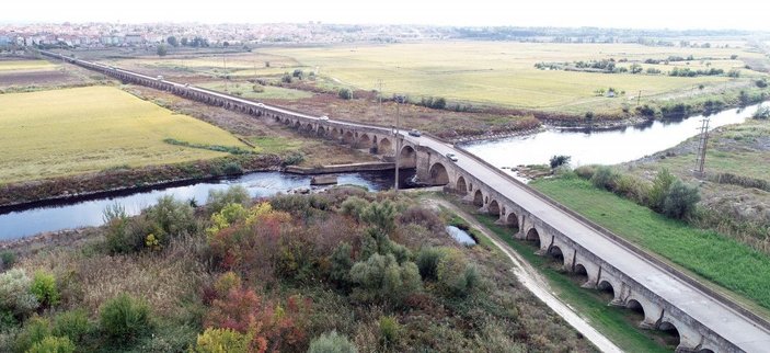 Tarihi Uzunköprü'de restorasyon