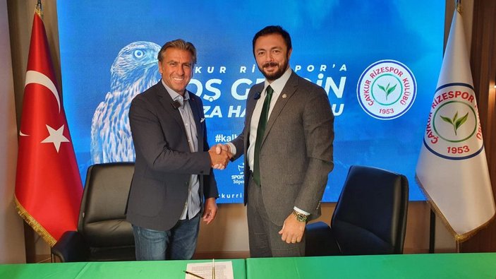 Çaykur Rizespor, Hamza Hamzaoğlu ile sözleşme imzaladı (FOTOĞRAFLAR) -5