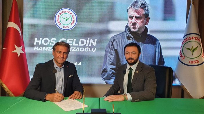 Çaykur Rizespor, Hamza Hamzaoğlu ile sözleşme imzaladı (FOTOĞRAFLAR) -1