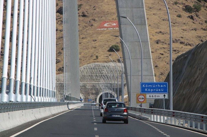 16 şehri birbirine bağlayan Kömürhan Köprüsü sürücülere kolaylık sağlıyor -18