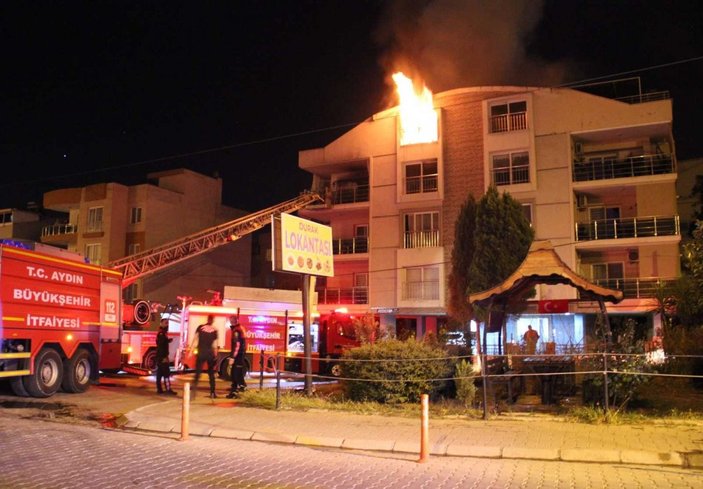 Aydın'da öfkeli koca evini ateşe verdi