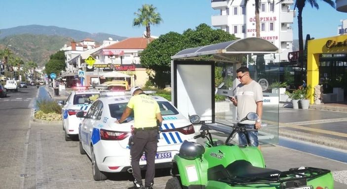 Marmaris’te trafik denetimleri arttırıldı -4