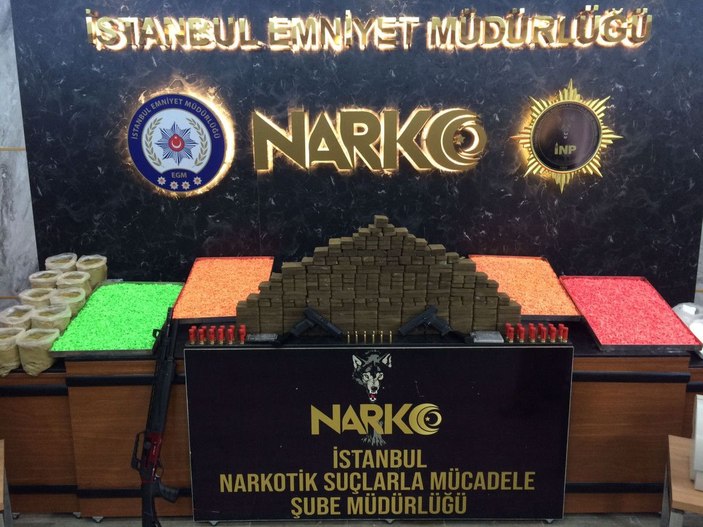 İstanbul'da kilolarca uyuşturucu yakalandı -5